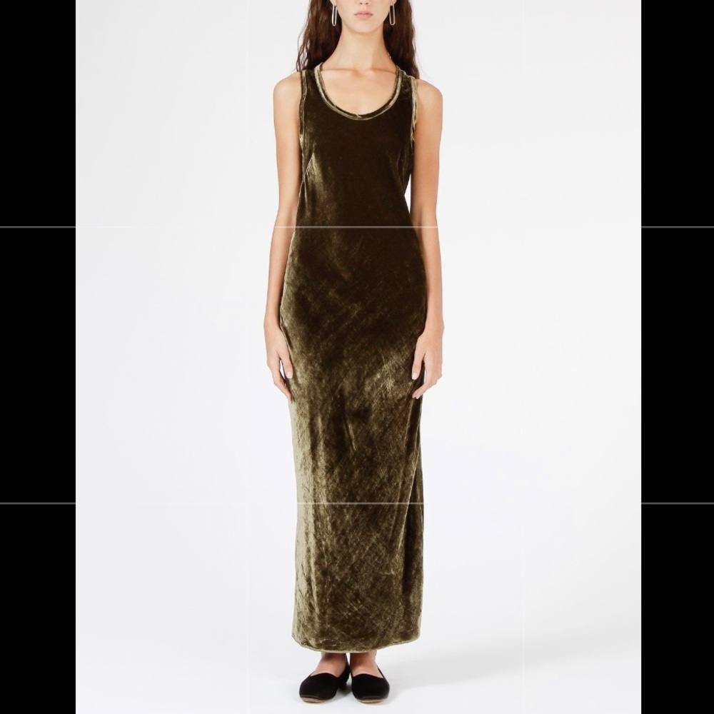 Creatures of Comfort Redwood Velvet Dress, Size 6